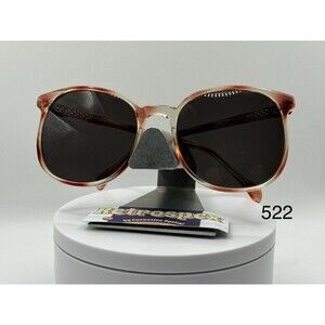 Vintage Oversize Sunglasses Preppy Style | Grey Lens | Brown Spot Retro Glasses